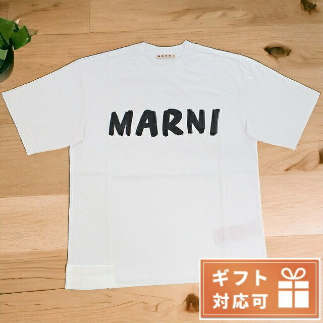 Marni T-衬衫剪下 - 和-Sew Ladies品牌Marni Cotton 100％T-衬衫葡萄牙THJET49EPH白色选择型号mrnthjet49ephb