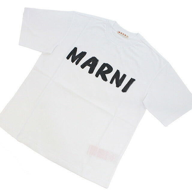 Marni T-衬衫剪下 - 和-Sew Ladies品牌Marni Cotton 100％T-衬衫葡萄牙THJET49EPH白色选择型号mrnthjet49ephb