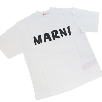 Marni T-衬衫剪下 - 和-Sew Ladies品牌Marni Cotton 100％T-衬衫葡萄牙THJET49EPH白色选择型号mrnthjet49ephb