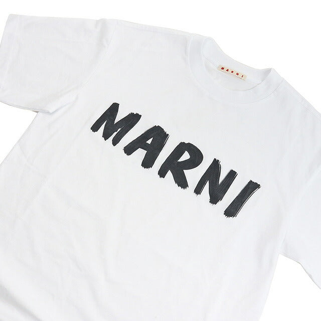 Marni T-衬衫剪下 - 和-Sew Ladies品牌Marni Cotton 100％T-衬衫葡萄牙THJET49EPH白色选择型号mrnthjet49ephb