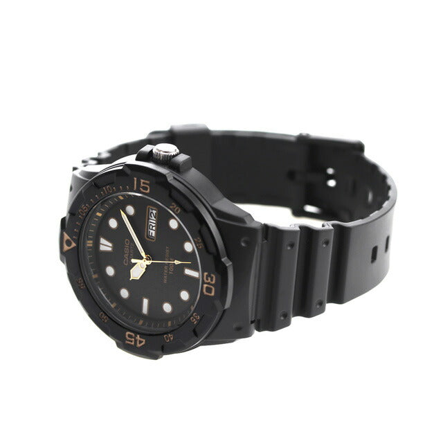 Casio CASIO CASIO Chipukasi Chype Casio Watch Dayde Classic Overseas Model All Black Orange CASIO MRW-200H-1EVDF