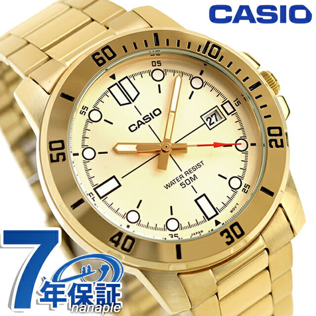カシオ チープカシオ CASIO クォーツ 電池式 MTP-VD01G-9EV スタンダード 海外モデル メンズ チプカシ 腕時計 ブランド カシオ casio MTP-VD01G-9EVDF