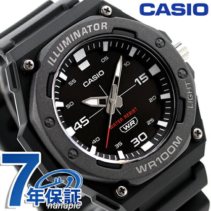 卡西奥 卡西欧 MW-620H-1AV标准Chipkashi海外模特男士手表品牌Casio 卡西欧 模拟黑色黑色MW-620H-1AVDF