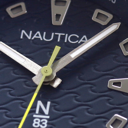 Nautica Colonad Bays Quartz观看品牌Nautica NAPCNS401模拟海军