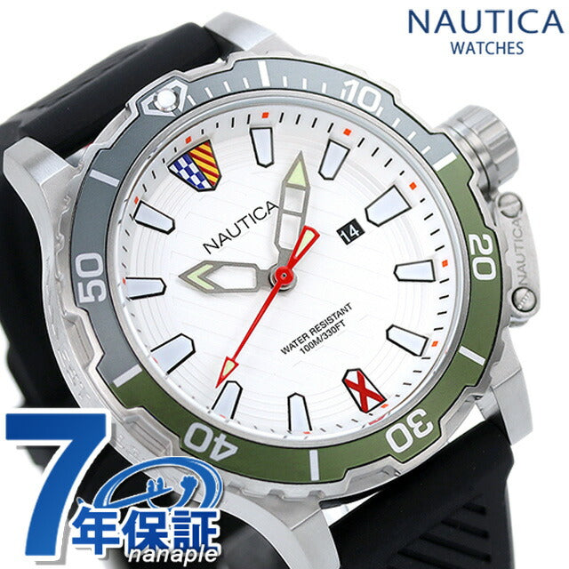 No Tika Watch Glen Rock Lagoon 46mm Flag Quartz Men&