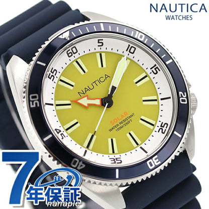 ノーティカ ノーティカヴィンテージ ソーラー 腕時計 ブランド メンズ NAUTICA NAPNVS401 アナログ イエロー ネイビー