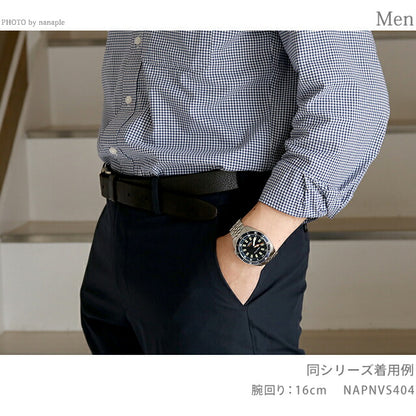 Nautica Note Cavintage Solar Watch品牌男士Nautica Napnvs404模拟深海海军