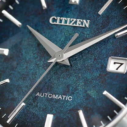 Citizen Collection Mechanical Silver Ginfoil Lacquer Dial Model Made in Japan Automatic Mechanical Men&