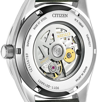 Citizen Collection Mechanical Silver Ginfoil Lacquer Dial Model Made in Japan Automatic Mechanical Men&