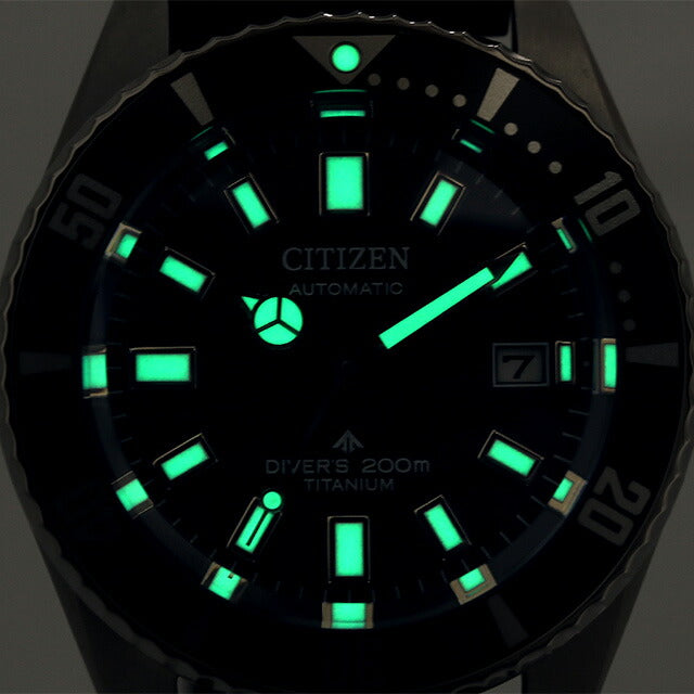 Citizen Premaster Divers Watch Titanium Marine Automatic Mechanical Watch Brand Men CITIZEN NB6021-17E