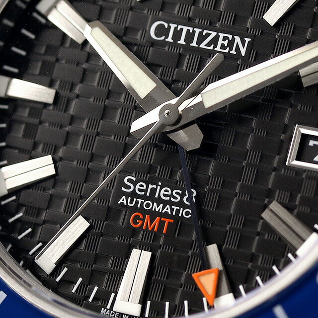 シチズン 8 メカニカル880 自動巻き 腕時計 ブランド メンズ GMT 耐磁2種 CITIZEN NB6031-56E アナログ ブラック 黒 日本製