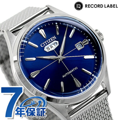 Citizen Collection Record标签C7机械有限模型自动男士手表品牌NH8391-86L公民