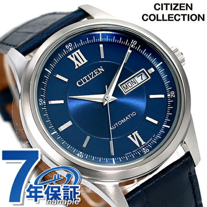 シチズン コレクション メカニカル デイ＆デイト 自動巻き 腕時計 ブランド メンズ CITIZEN COLLECTION NY4050-11L アナログ ネイビー NY4050-11L
