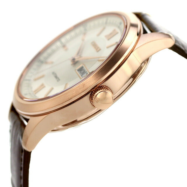 シチズン コレクション メカニカル デイ＆デイト 自動巻き 腕時計 ブランド メンズ CITIZEN COLLECTION NY4052-16A アナログ シルバー ブラウン NY4052-16A