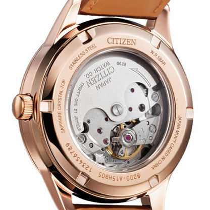 シチズン コレクション メカニカル デイ＆デイト 自動巻き 腕時計 ブランド メンズ CITIZEN COLLECTION NY4052-16A アナログ シルバー ブラウン NY4052-16A