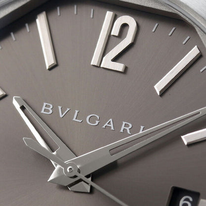 ブルガリ オクト ローマ 自動巻き 腕時計 ブランド メンズ BVLGARI OC41C5SLD アナログ ガンメタル ブラック 黒 スイス製