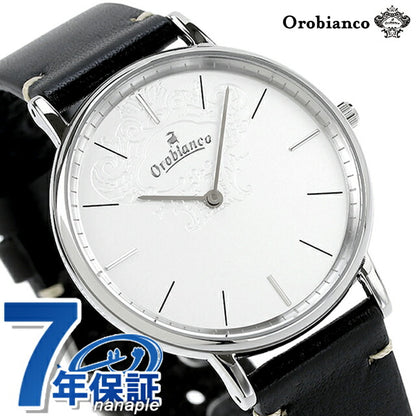 Orobianco Semplicitus Quartz观看品牌Orobianco Or004-3模拟白色黑色黑色