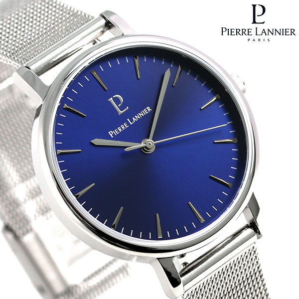 ピエールラニエ シンフォニー 33mm フランス製 レディース 腕時計 ブランド P089J668 ブルー P089J668