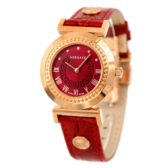 Versace Vanity Switzerland Ladies Watch Brand P5Q80D800S800 Red New