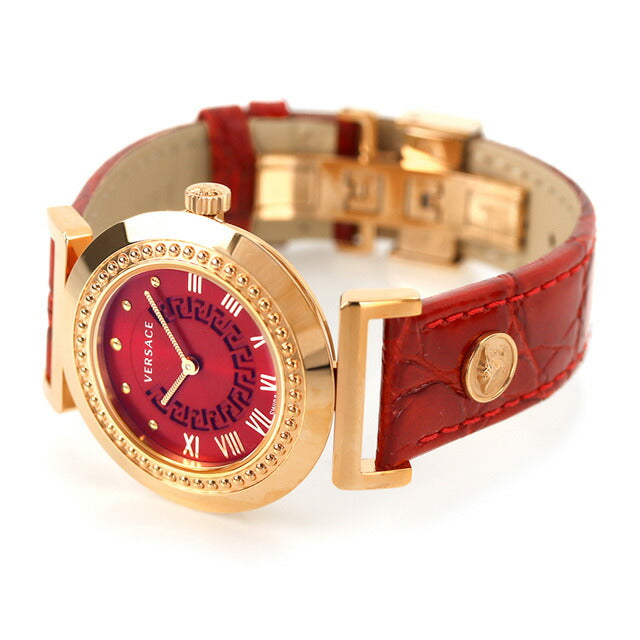 Versace Vanity Switzerland Ladies Watch Brand P5Q80D800S800 Red New