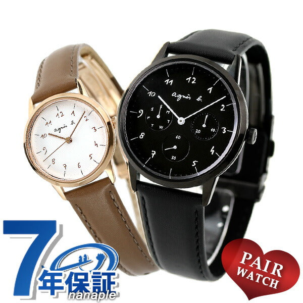 Pairwatch Couple Couple Agnes Bee Watch Men&