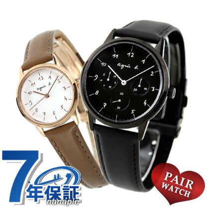 Pairwatch Couple Couple Agnes Bee Watch Men&