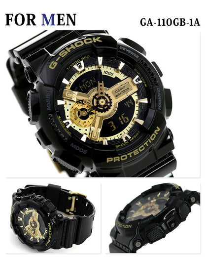 PairWatch Casio Black X Gold G-Shockk Baby-G Watch Pair-casio1