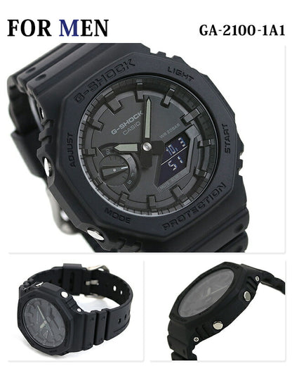 配对手表 G-Shock Ana-Digi 男士女士手表品牌 GA-2100-1A1 GMA-S2100-1A G-SHOCK 配对-casio38