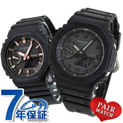 配对手表 G-Shock Ana-Digi 男士女士手表品牌 GA-2100-1A1 GMA-S2100-1A G-SHOCK 配对-casio38