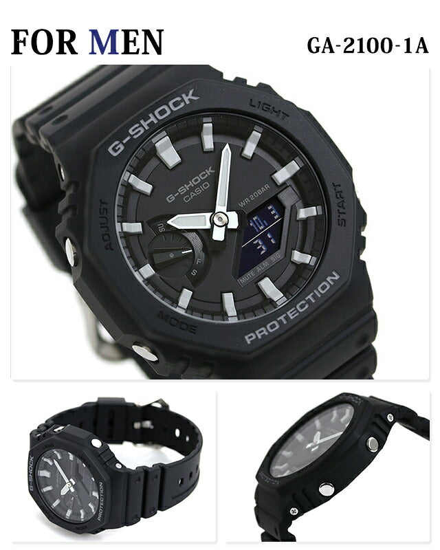 PairWatch G Shock Anadigi男士女士观看品牌GA-2100-1A GMA-S2100-1A G-Shock Pair-casio39