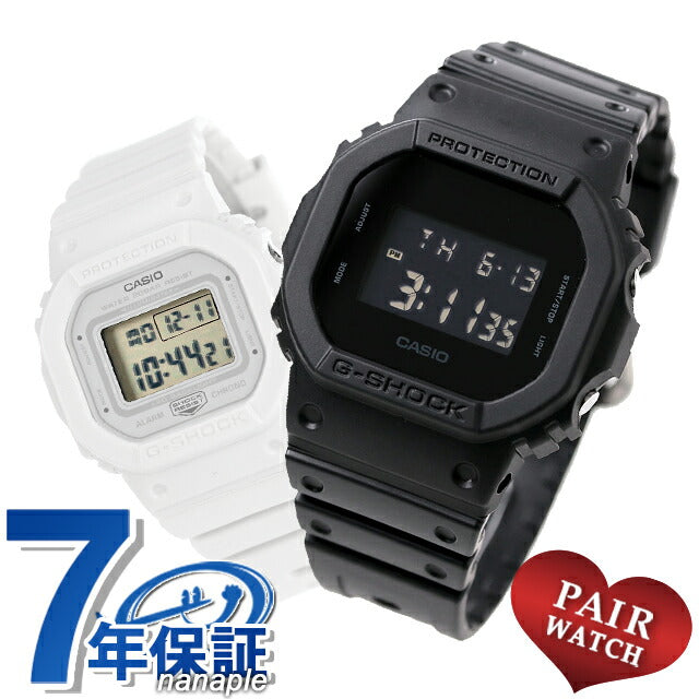 ペアウォッチ カシオ Gショック メンズ レディース 腕時計 ブランド G-SHOCK DW-5600BB-1DR GMD-S5600BA-7DR pair-casio62