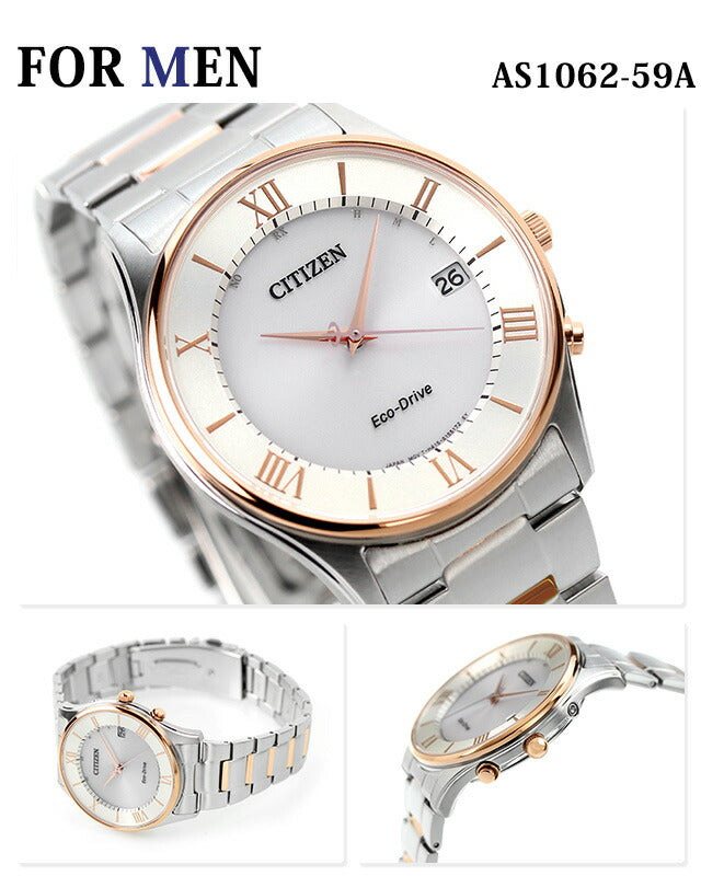 PairWatch Citizen Eco Drive Radio Clovel Clove Thin Watch Bristen Citizen Silver Pink Gold Pair-citizen23