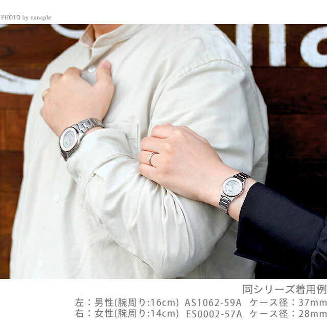 PairWatch Citizen Watch Eco Drive无线电无线电太阳能观看品牌夫妇名称插入公民AS1060-54E ES0000-79E PAIR-CITIZEN62