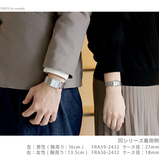 PairWatch Citizen观看男士女士观看品牌夫妇夫妇名称检查公民FRA59-2432 FRA36-2432 Pair-Citizen59