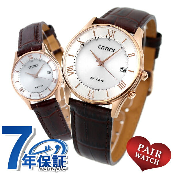 PairWatch Citizen Watch Eco Drive Radio Radio Radio无线电太阳能观看品牌检查公民AS1062-08A ES0002-06A Pair-citizen60