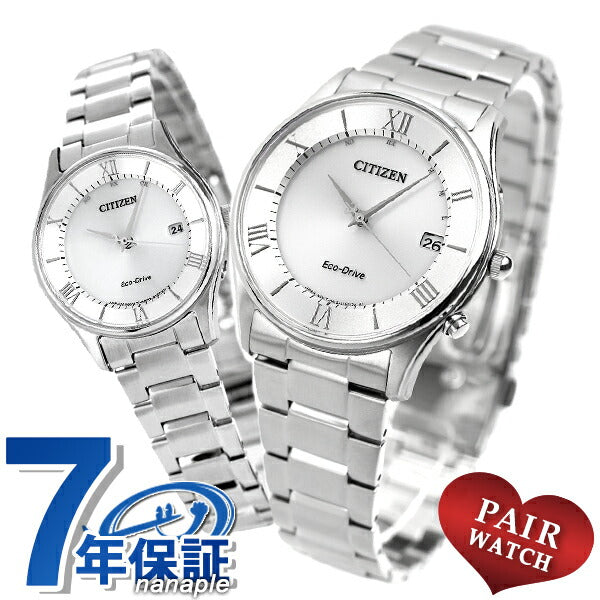 Pairwatch Citizen Clock Eco Drive Radio Radio Radio Solar Men Watch Brand Brand Name Inspection CITIZEN AS1060-54A ES0000-79A Pair-Citizen61