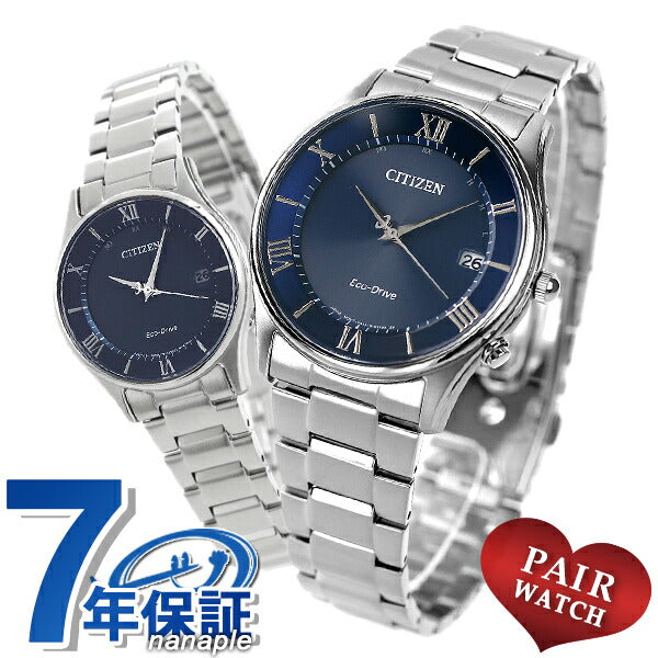 PairWatch Citizen Watch Eco Drive Radio Radio Radio无线电太阳能观看品牌插入公民AS1060-54L ES0000-79L PAIR PAIR PAIR PAIRE-CITIZEN63