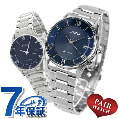 PairWatch Citizen Watch Eco Drive Radio Radio Radio无线电太阳能观看品牌插入公民AS1060-54L ES0000-79L PAIR PAIR PAIR PAIRE-CITIZEN63