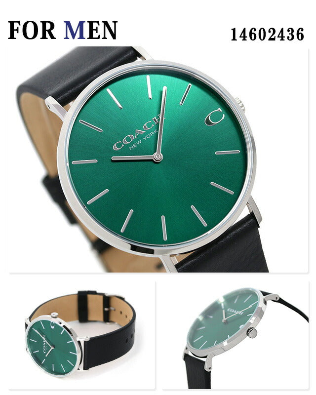 ペアウォッチ コーチ メンズ レディース 腕時計 COACH ペア 夫婦 カップル 時計 チャールズ 41mm ペリー 36mm 名入れ 刻印 pair-coach18