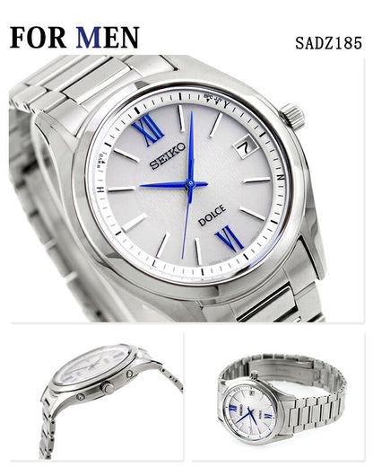 PairWatch Seiko Dolce＆Exceeline Radio Solar Silver Watch品牌Seiko Pair Dolce13