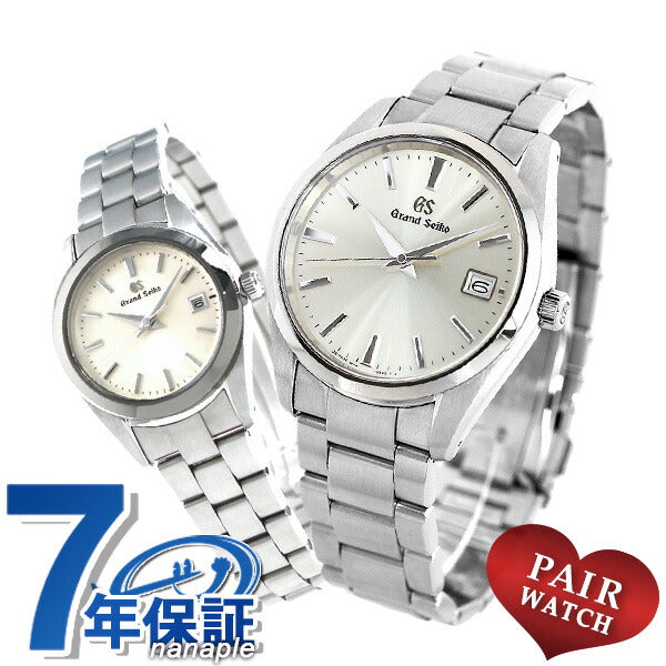 一对观看精工 大精工 在日本制造石英男士女士观看品牌SBGP009 STGF265 Seiko Pair Plock gs14