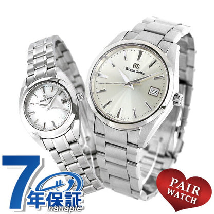 一对观看精工 大精工 日本石英男士女士观看品牌SBGP009 STGF275 Seiko Pair Plock gs16