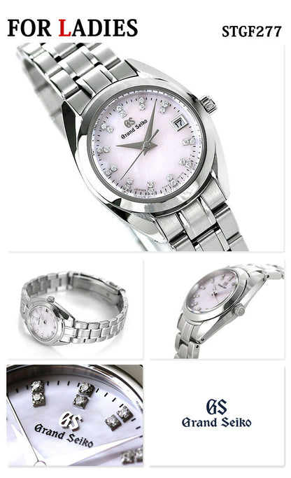 一对观看精工 大精工 钻石男士女士观看品牌SBGP013 Seiko Pair Clock Pair Clock gs26