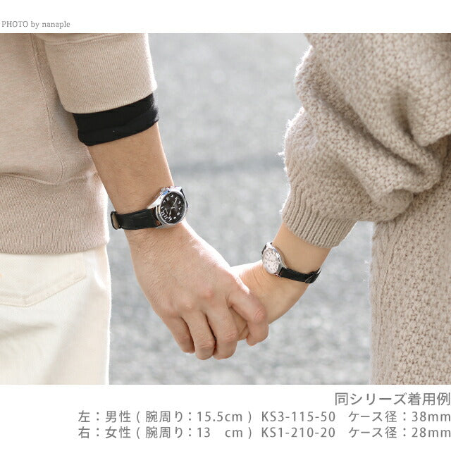 公民Regno Eco Drive Solar Eco Drive太阳能电台观看品牌男士KS3-115-51模拟黑色黑色黑色