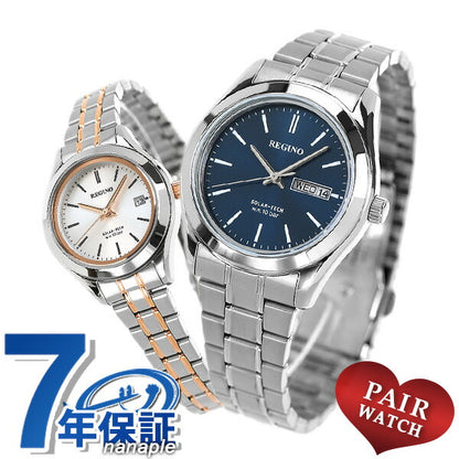 ペアウォッチ シチズン レグノ ソーラー メンズ レディース 腕時計 ブランド KM1-211-71 KM4-139-91 CITIZEN pair-reguno7