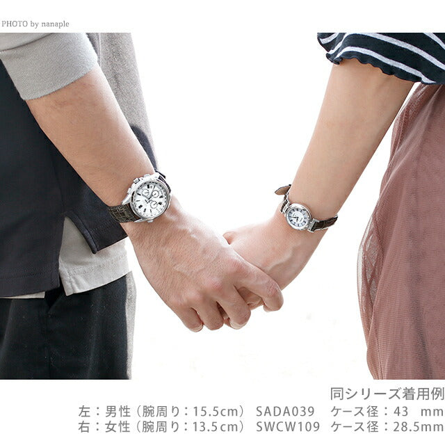 ペアウォッチ セイコー ドルチェ エクセリーヌ 電波ソーラー ホワイト 腕時計 ブランド pair-seiko8