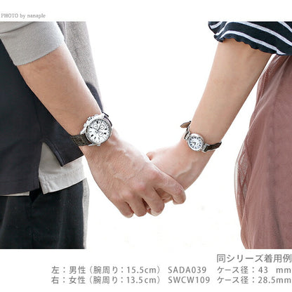 PairWatch Seiko Dolce Exceeline Radio太阳能白色手表品牌配对Seiko8