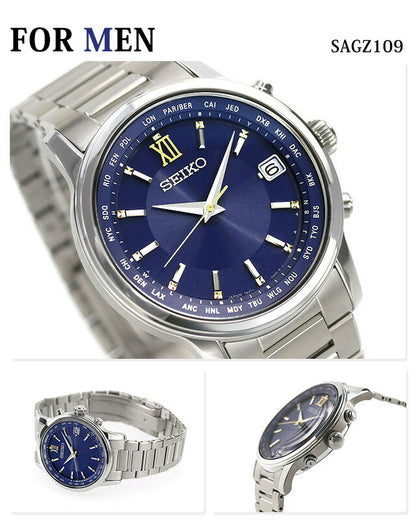 PairWatch Seiko Briz Seiko Selection已婚夫妇插入男士女士观看品牌SAGZ109 SWFH123 PAIR-SEIKO82