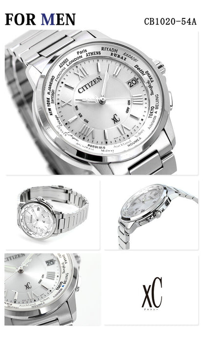 PairWatch Citizun Cross Sea夫妇夫妇姓名名称检查男士女士观看品牌匹配的公民XC CB1020-54A ES9434-53W PAIR-XC10