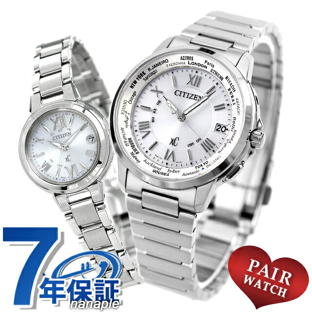 PairWatch Citizen Cross Sea夫妇夫妇姓名名称检查男士女士观看品牌匹配的公民XC CB1020-54A ES9430-54A PAIR-XC11